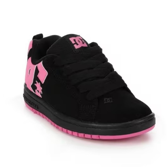 GIRLS' DC LITTLE KID & BIG KID COURT GRAFFIK SNEAKERS size 1.5 never worn - Picture 2 of 8